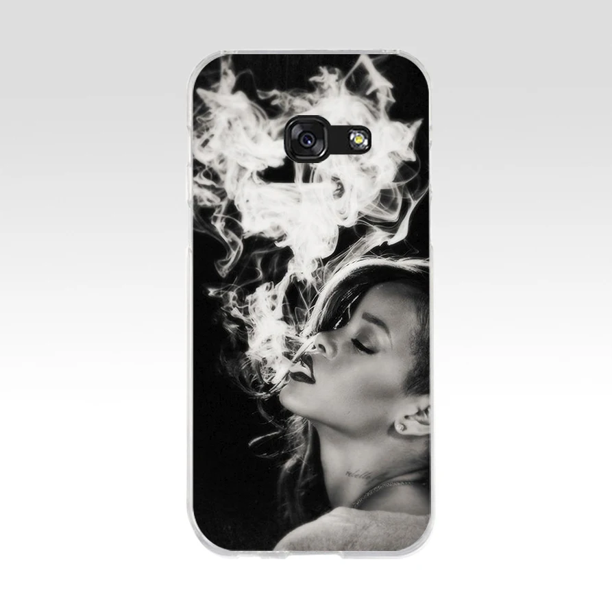 101AQ Brand Rihanna Soft Silicone Tpu Cover phone Case for Samsung galaxy a3 a5 2016 2017 a6 A8 2018 | Мобильные телефоны и