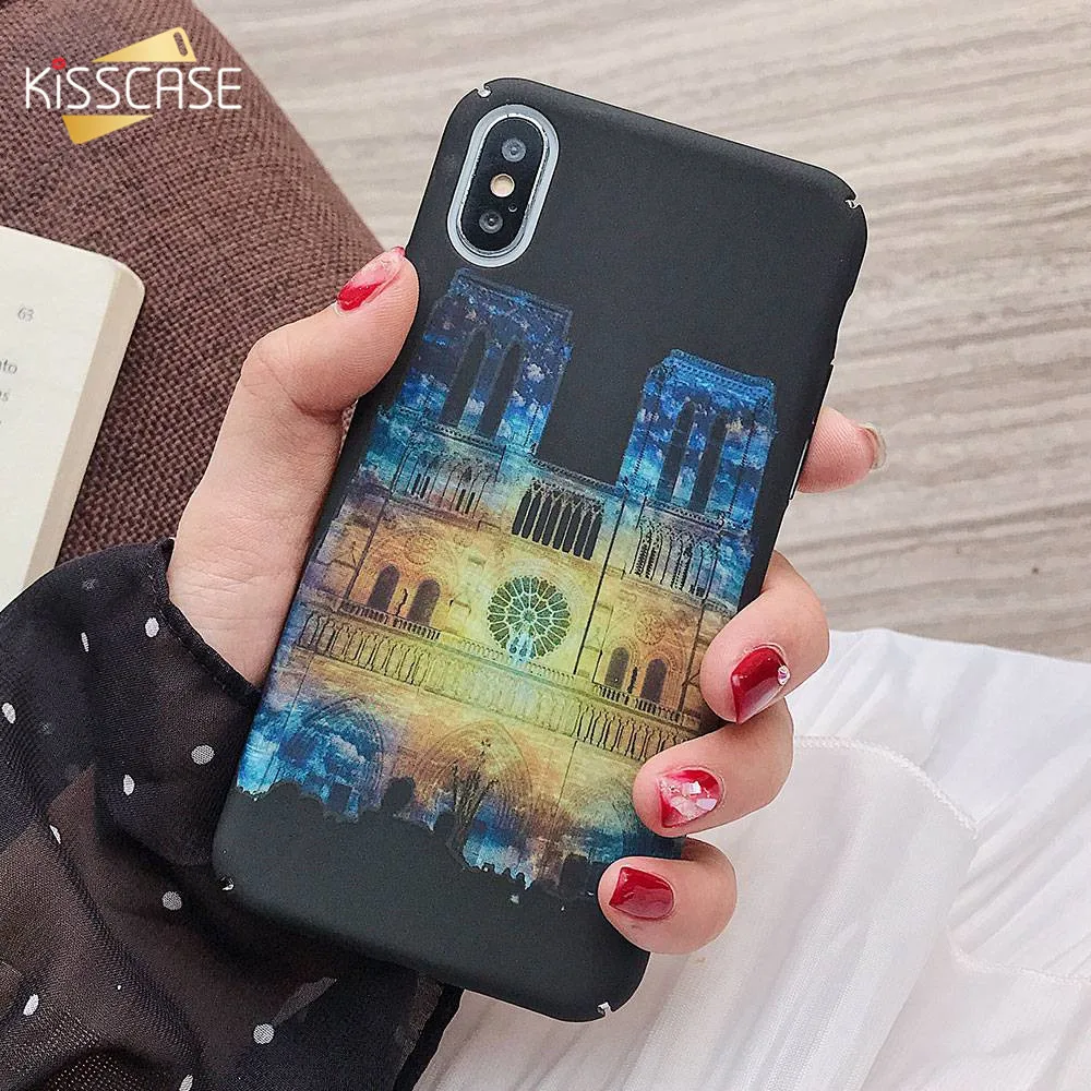 KISSCASE Literary retro Paris Phone Case For Huawei P30 P20 Lite Pro Mate 20 Luminous Hard PC Cases Honor 10 9 |