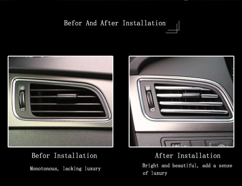 Декоративная полоса для автомобильного кондиционера наклейка на воздуховод Dodge