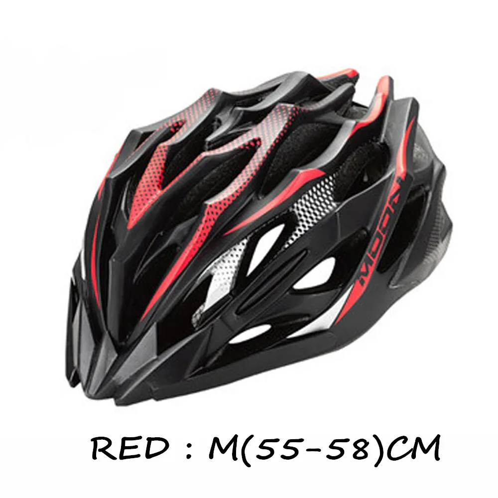 MOON iron man в продаже шлем стиль высококачественный велосипедный шлем Moutain MTB велосипедный шлем - Цвет: RED - M