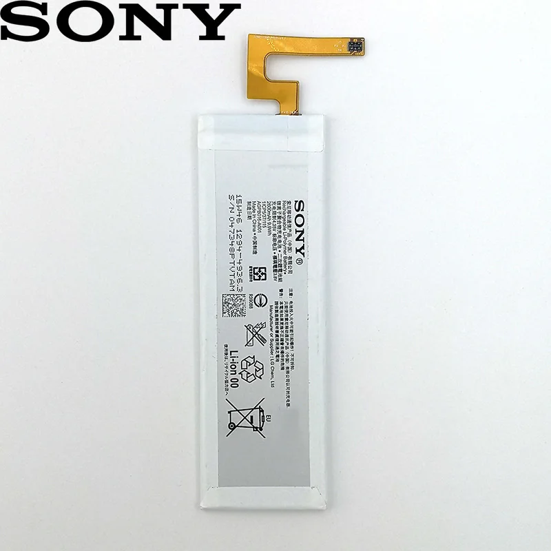 Оригинальная фотобатарея Sony 100% мАч для телефона Xperia M5 E5603 E5606 E5653 E5633 E5643 E5663
