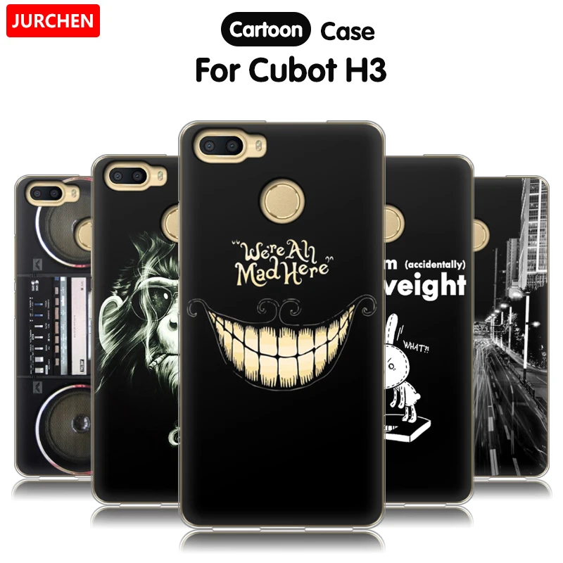 JURCHEN мягкий чехол с мультяшным рисунком для Cubot H3 чехлы 5 0 дюймов милый протектор