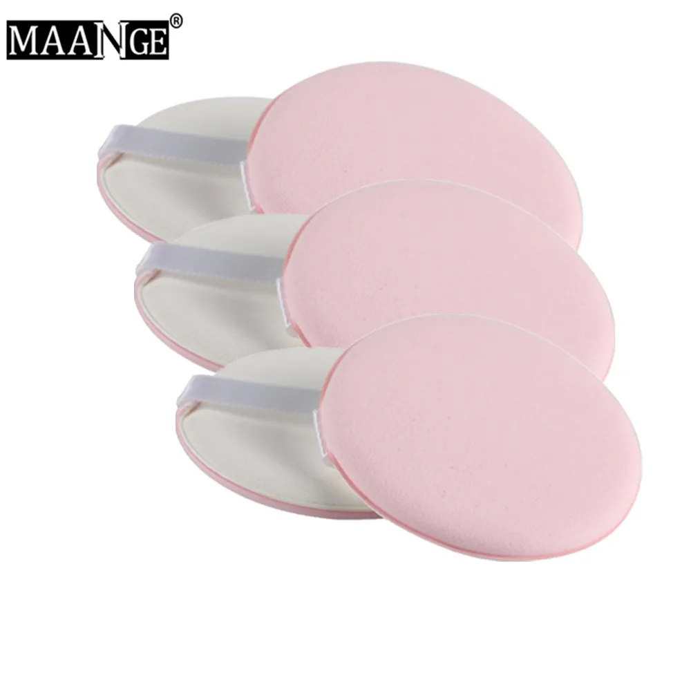 3PCS MAANGE Новые 3 шт./набор мягкая губка для макияжа яйцо капли воды BB крем Мокрый Сухой косметическая пудра гладкой пуховка для макияжа Maquiagem инструменты подарок - Цвет: 3PCS