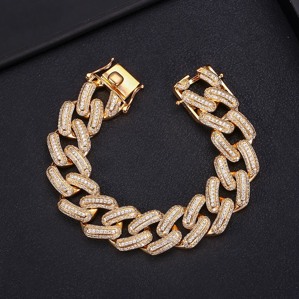 Janekelly Роскошные циркониевые элементы AAA браслет в форме пеньковой веревки