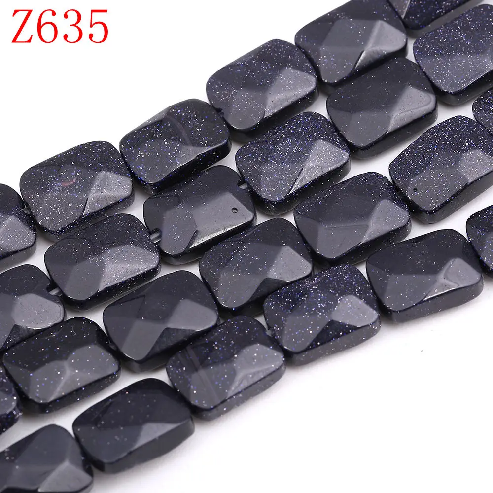 Blue sandstone Yumten Квадратные бусины с тигровым глазом 8 мм* 12 мм бусы DIY ожерелье Бирюзовый Малахитовый топаз красные бусины из яшмы для изготовления украшений вручную подарок натуральные камни бисер для бисероплетения - Цвет: Blue sandstone