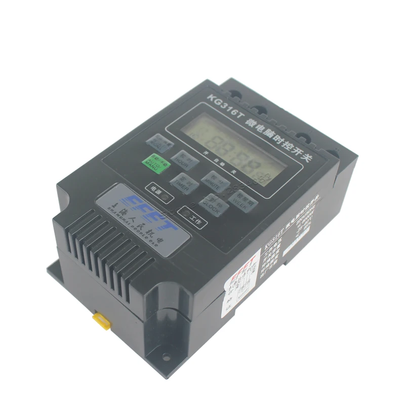 1s-168hour 220v/50hz KG316T Digital Programmable electronic timer switch time controller din rail microcomputer household | Инструменты