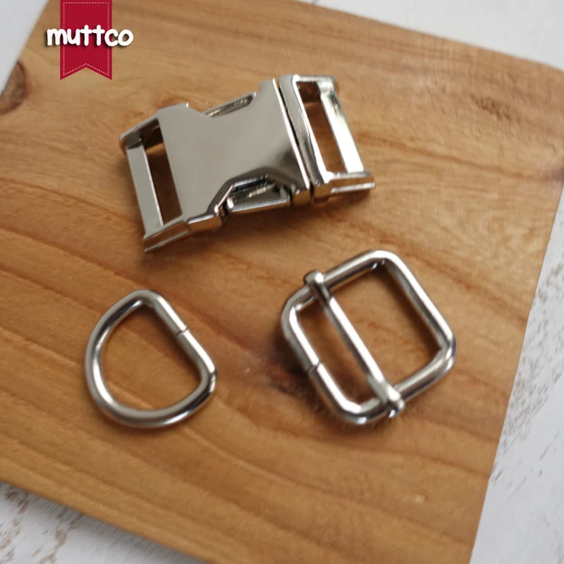 100 набор (металлическая пряжка + Регулируемая D-кольцо/набор) ошейник для собак