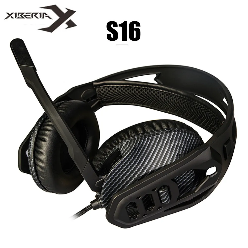 XIBERIA S16 USB игровая гарнитура DIY Съемная Виртуальная 7,1 объемный звук стерео бас наушники с микрофоном для PC Gamer
