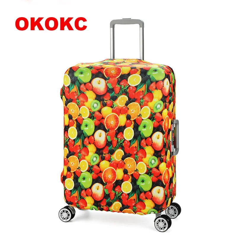 11 OKOKC твердый дорожный эластичный чехол для чемодана, защитный чехол, растягивающийся для 18-32 дюймовых чехлов, аксессуары для путешествий - Цвет: 11