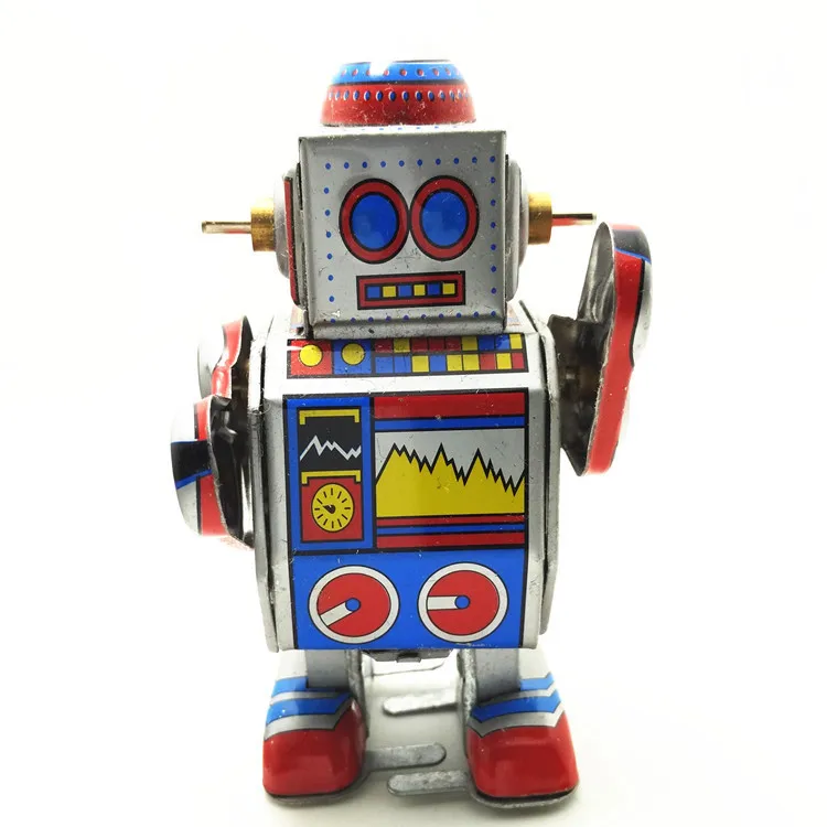 

1PCS Tin Robot Chain Mechanical Tin Robot Toys