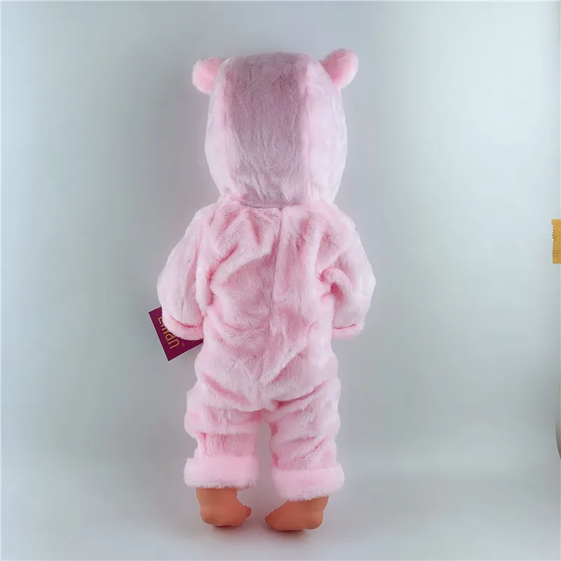 Новый розовый медведь костюм подходит 35/42 см Nenuco кукла y su Hermanita куклы