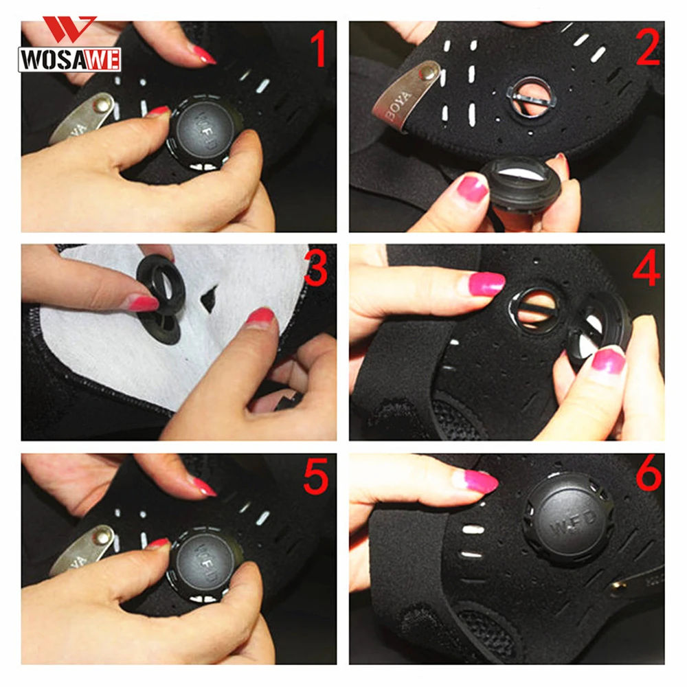 WOSAWE Съемная мотоциклетная тактическая маска полулицевая полубалаклава