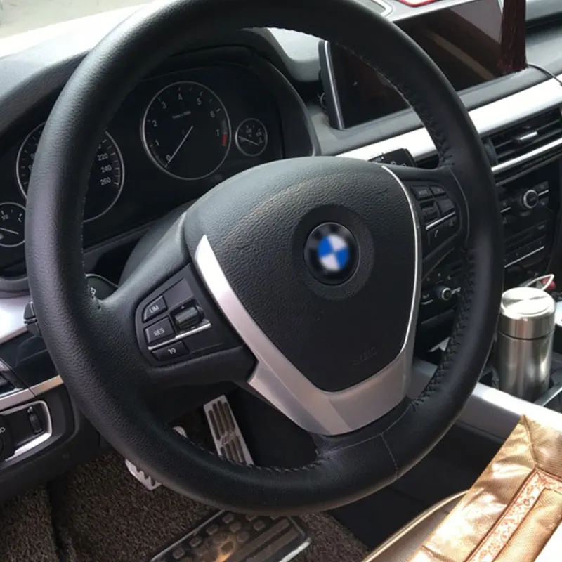 Хромированная Обложка на руль из АБС-пластика отделка автомобильные аксессуары