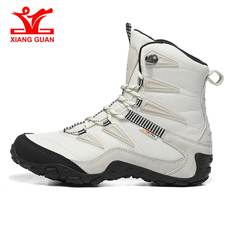 N86885women-white XIANG GUAN треккинговые ботинки мужские уличные походные зимние ботинки водонепроницаемые зимние ботинки альпинистские горные треккинговые Кроссовки Новое поступление - Цвет: N86885women-white