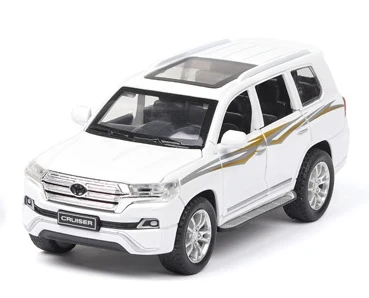 A 1:32 игрушечный автомобиль TOYOTA LAND CRUISER Prado Металлический Игрушечный Автомобиль литые игрушки модель автомобиля 6 дверей могут открываться игрушки для детей - Цвет: A