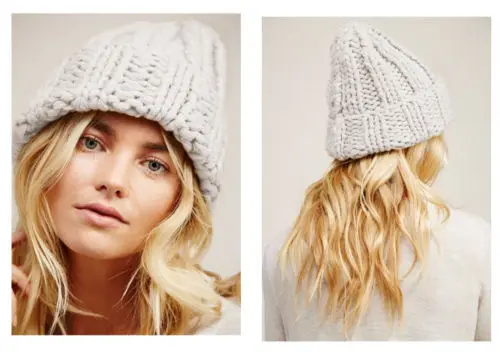 

Women Casual Braided Crochet Wool Knit Beanie Beret Ski Cap Baggy Winter Warm Hat