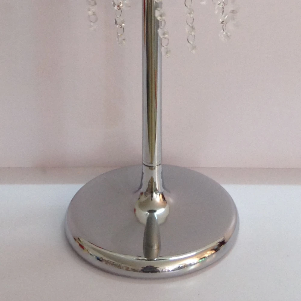 Новинка высота 73 см Серебряный Хрустальный дорожный свинцовый реквизит