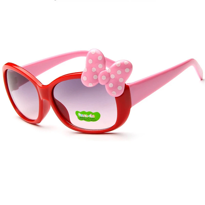 Новые модные детские солнцезащитные очки для детей милые Hello- glasses оптом