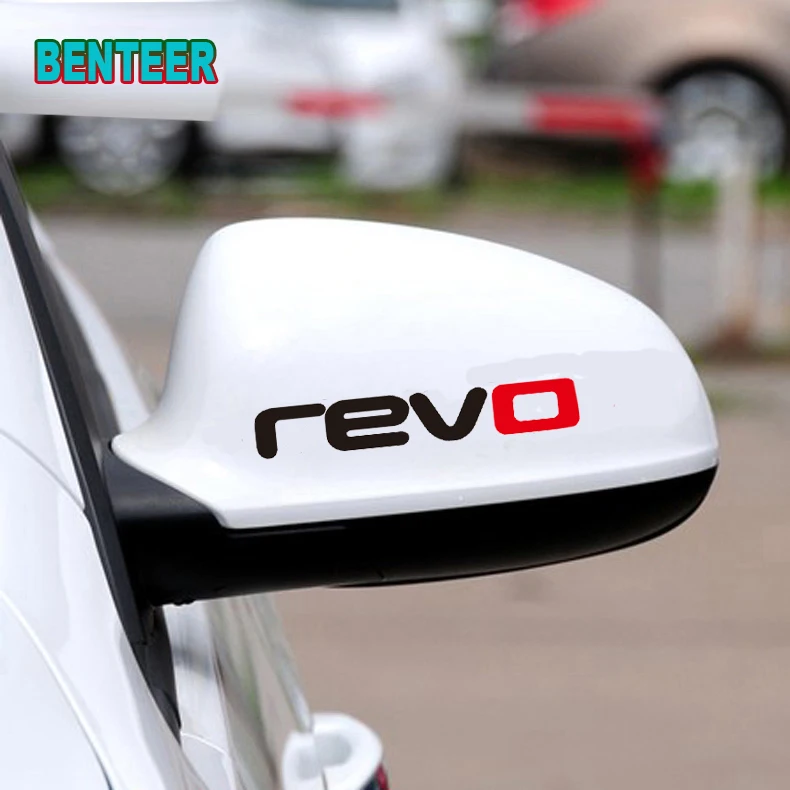 

2pcs REVO Car rearview mirror sticker For volkswagen VW Golf 6 7 MK3 MK4 MK5 MK6 MK7 TDI R20 R32 GTI Polo CC