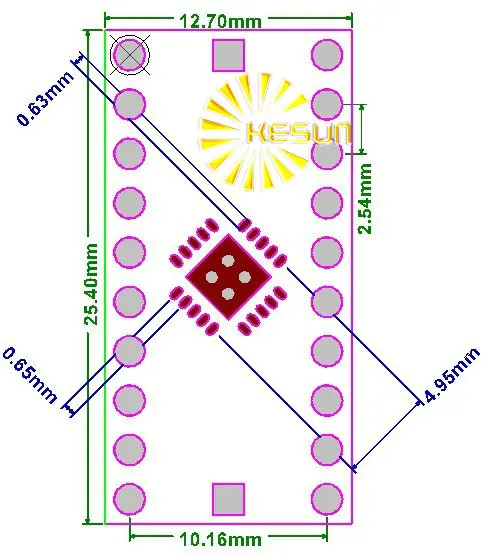 100 шт. QFN20 поворотный DIP20 0 5/0 65 мм Шаг IC адаптер гнездо/адаптер пластина PCB LFCSP20