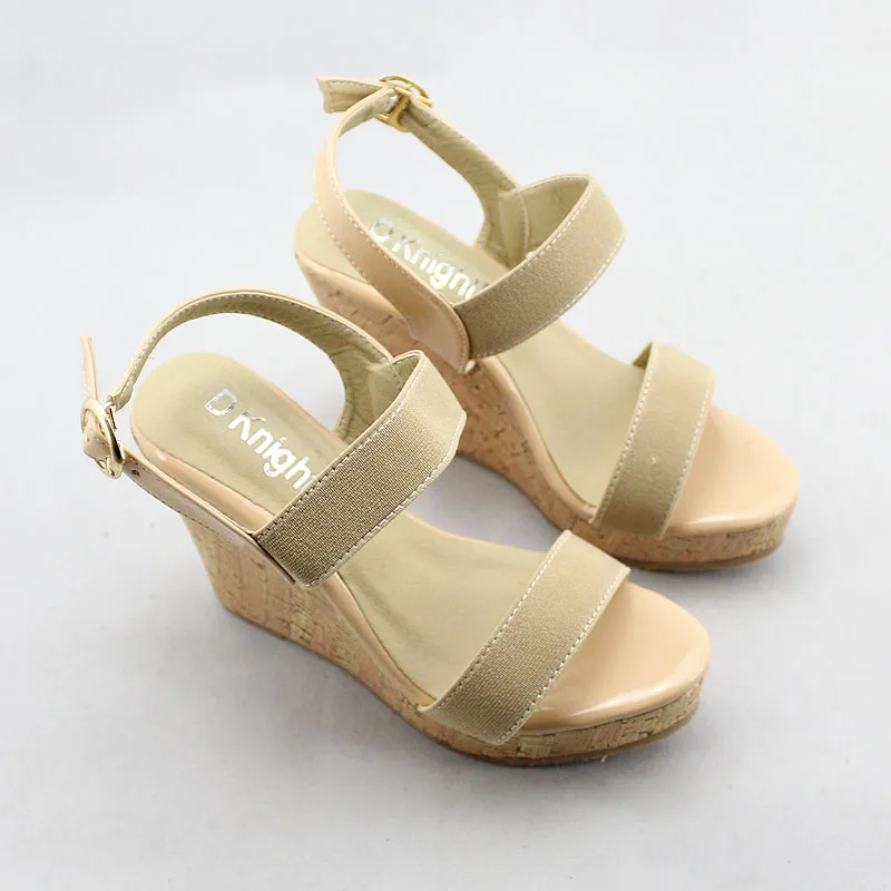 Большие размеры 30 43 Летние женские босоножки из искусственной кожи Женские