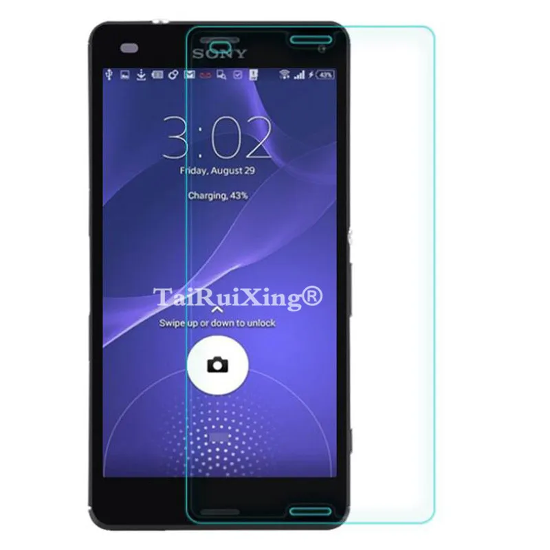 9H 2.5D 0 26 мм Закаленное стекло протектор экрана для Sony Xperia Z3 Compact D5803 D5833 Защитная