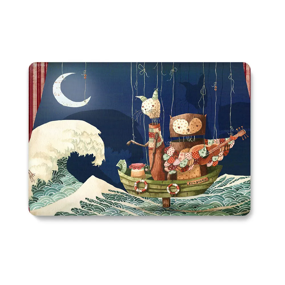Чехол для ноутбука MacBook Air Pro retina 11 12 13 15 13,3 дюймов сенсорный экран для Mac book New Air 13 A1932+ чехол для клавиатуры - Цвет: TL-15