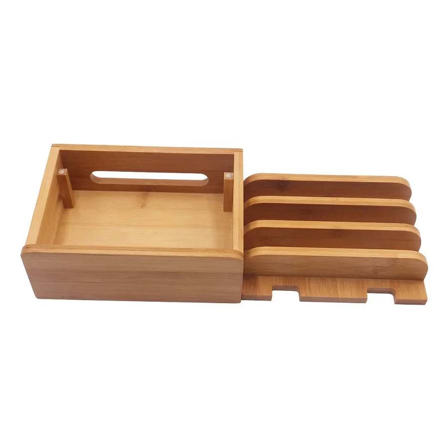 Бамбуковые многофункциональные шнуры для зарядки док станции Подставка iphone Samsung