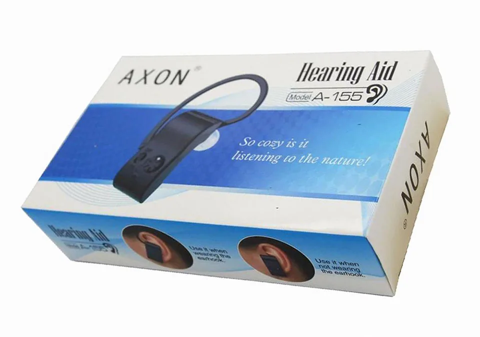 Модные Axon A 155 слуховой Малый в ухо Невидимый цифровой аппарат с регуляцией тона