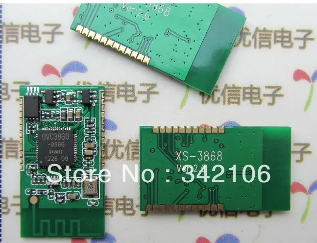 

Бесплатная доставка! 10 шт. XS3868 Bluetooth стерео аудио модуль чип OVC3860 модуль датчик
