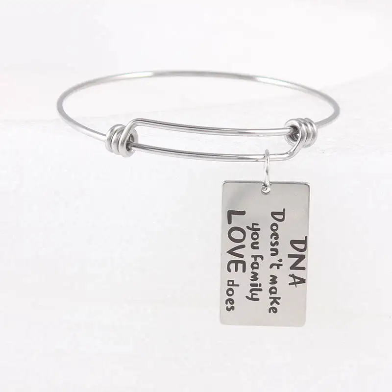 

Jesus is The Reason For The Season Stainless Steel Adjustable Wire Expandable Bangle Charm Bracelets Gifts For Women Jewelry