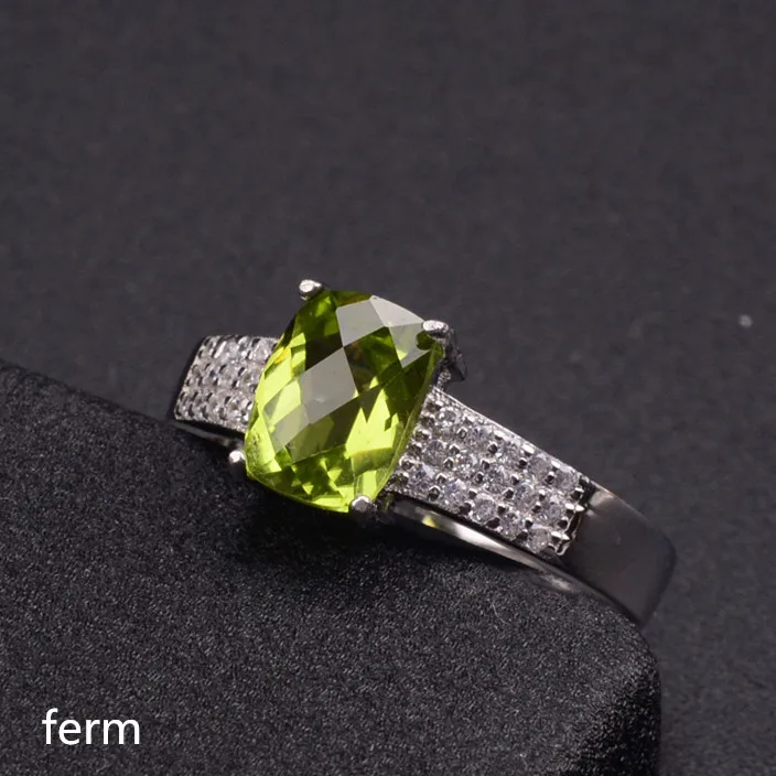 

KJJEAXCMY boutique jewelryar 925 Silver-inlaid Natural Sapphire Girl Ring Support Detection