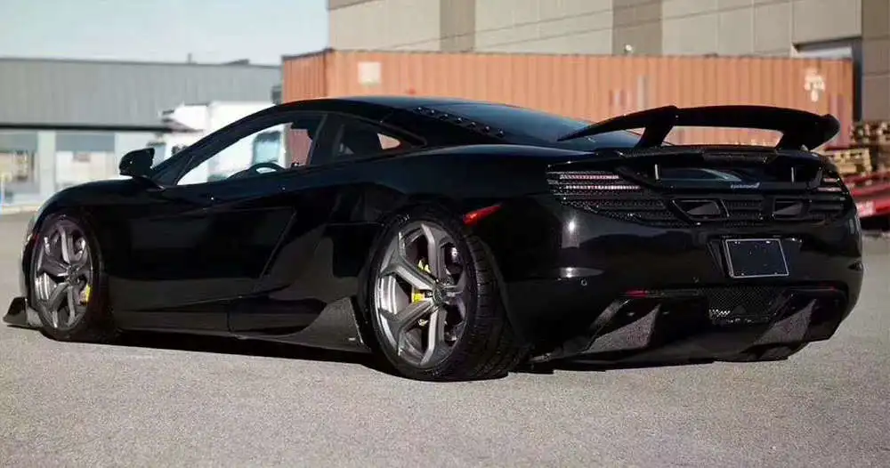 Авто задний бампер крыло багажника крыло губы углерода Fibber спойлер для Mclaren MP4-12C 650S 675T кузов комплект задний губа для бампера