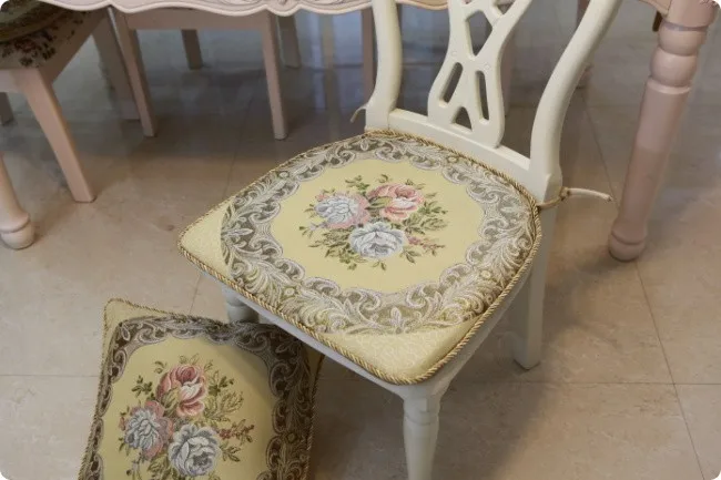 Золотая шелковая вышивка для офиса европейского стандарта чехол подушки