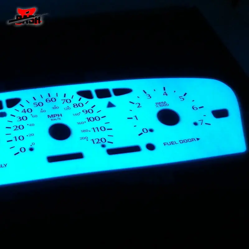 DASH EL Glow Gauge для неонового 1995 2011 голубое зеленое свечение|Спидометры| |