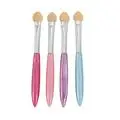 Eye shadow stick X4 Новинка, блестящая палитра теней для век, палитра для пигментов, мерцающая пудра, водостойкая Кисть для макияжа, случайный цвет, TSLM1 - Цвет: Eye shadow stick X4