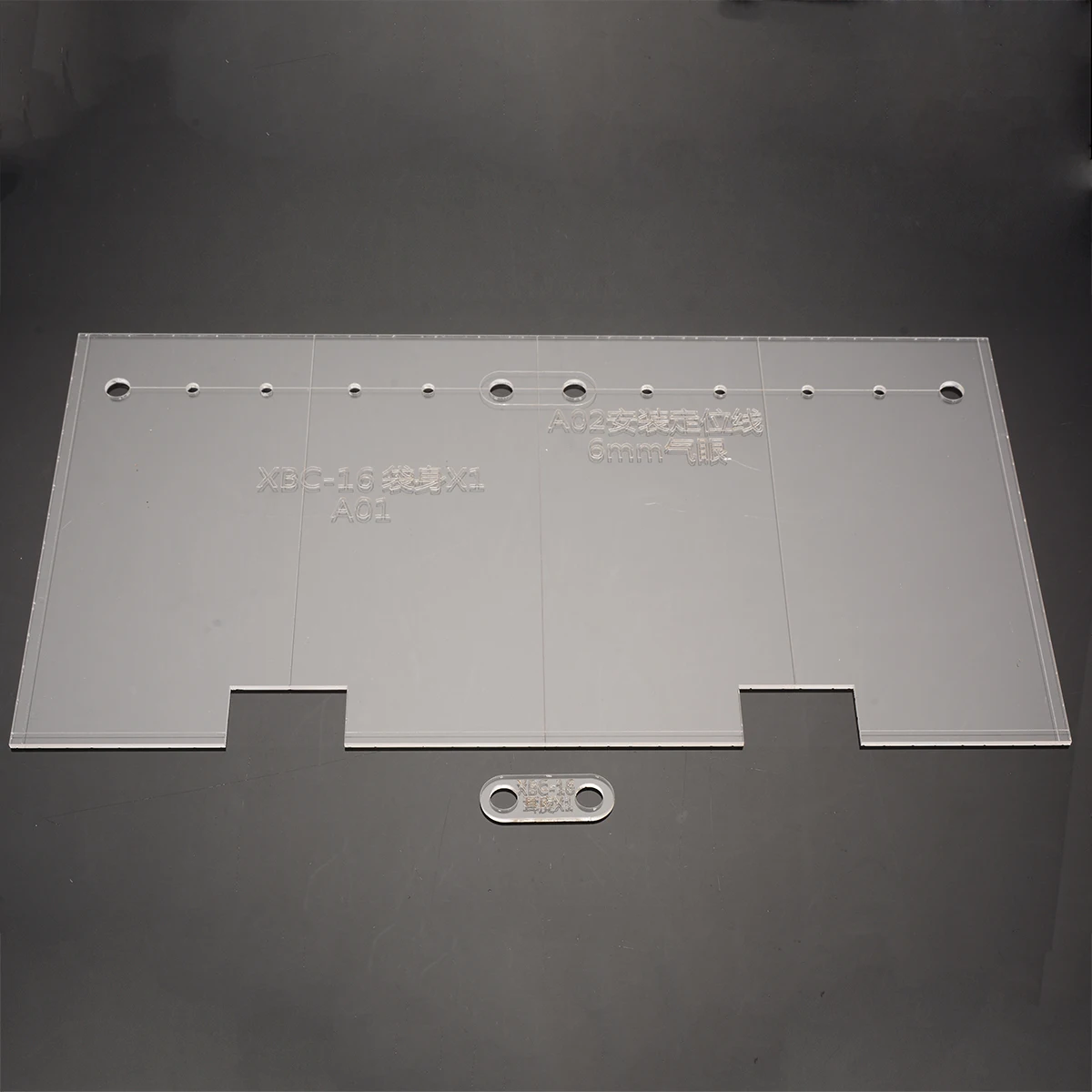 2 шт. акриловый шаблон для кошелька ручной работы формы кожевенного ремесла