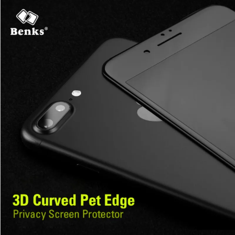 Benks анти шпион Закаленное стекло пленка для iPhone 7 смартфон экран протектор iPhone7