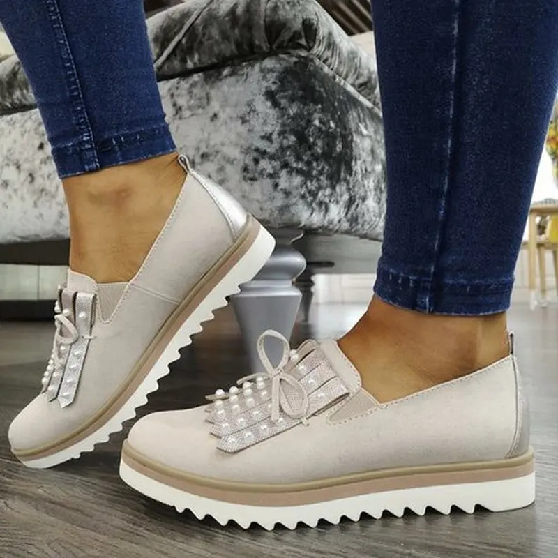 women summer flats shoes casual shoe woman round toe gladiator vintage luxury bead leather zapatos mujer sapato chaussure C03375 | Обувь