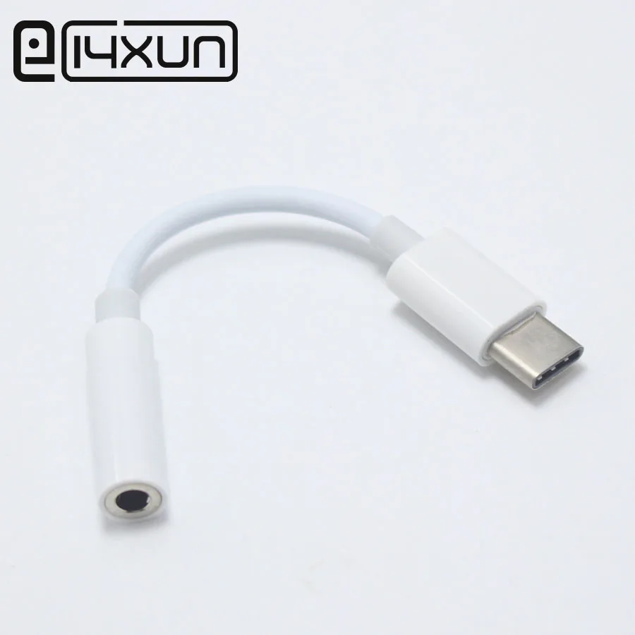 EClyxun 1 шт. USB Тип C до гнездового разъема 3 5 мм удлинитель для мобильного кабеля