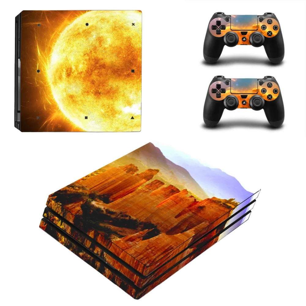 Наклейка для PS4 Pro защитная наклейка с полным покрытием консоли Sony PlayStation 4 игровые