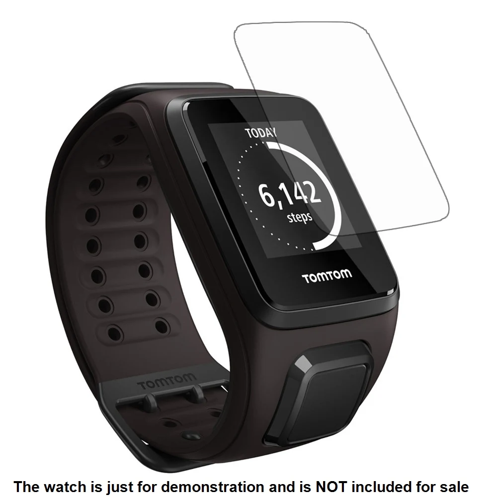 

3x Clear LCD Screen Protector Guard Cover Film for TomTom Spark / Runner 3 Cradio Sporting Running GPS Smart Watch Accessories