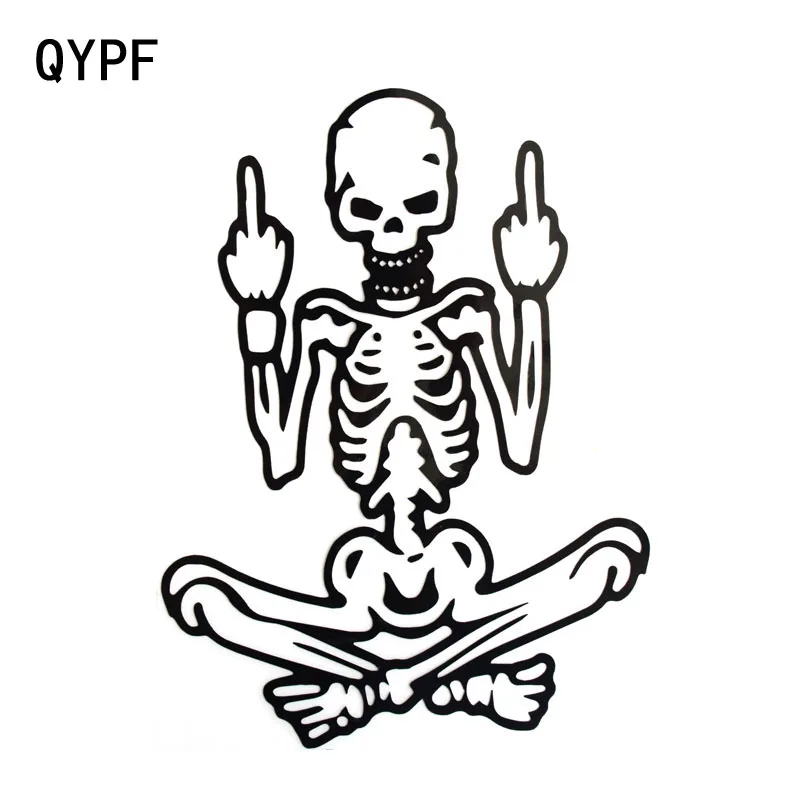 

QYPF 12,5*17 см, забавные фотообои с черепами, декоративные аксессуары для тела