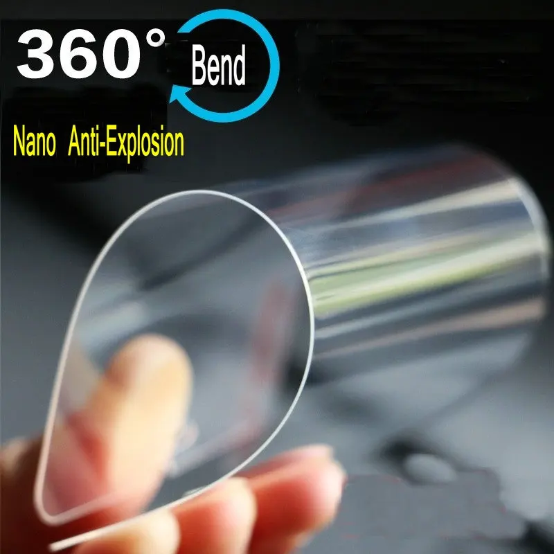 Прозрачный взрывозащищенные Мягкой Закаленное Стекло Защитная Пленка Экран
