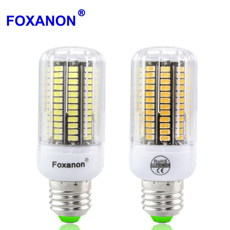 Foxanon 6 шт. 5733 СМД из светодиодов лампы ярче чем 5730 5736 кукуруза лампа 3 Вт 5 7 8 10 15 E27 E14