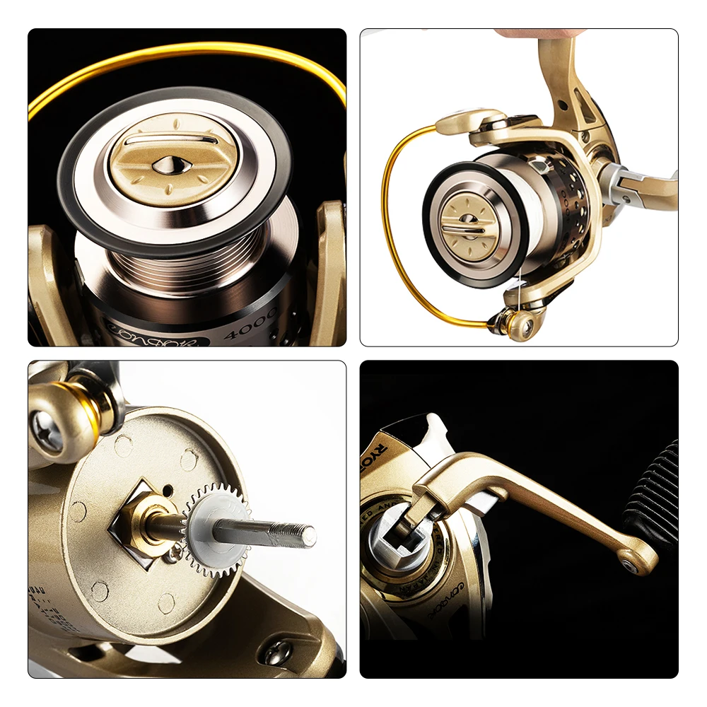 Рыболовная катушка RYOBI CONDOR 1000 2000 3000 4000 спиннинговая Ratio5.1:1 drag power2.5 5 0 кг