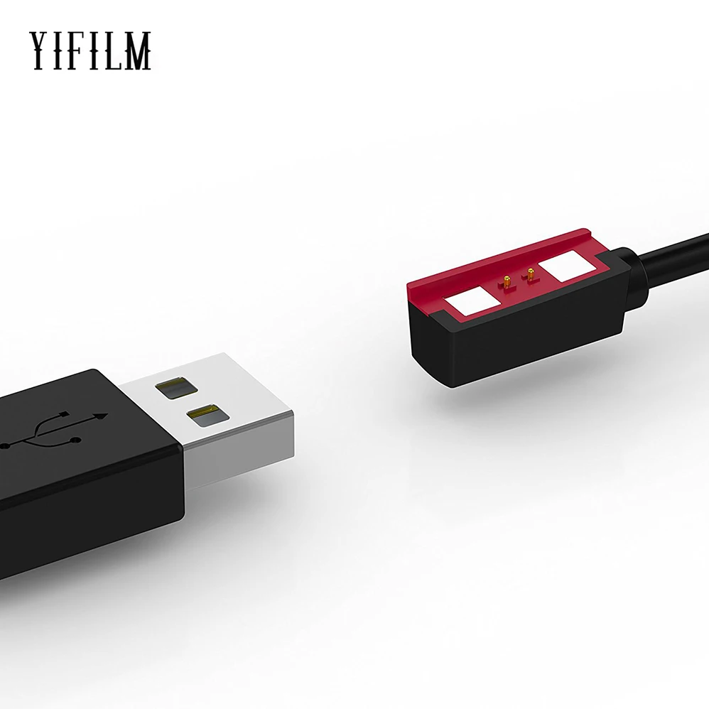 USB Megnetic зарядное устройство кабель для гальки сталь/сталь 2 Смарт часы наручные
