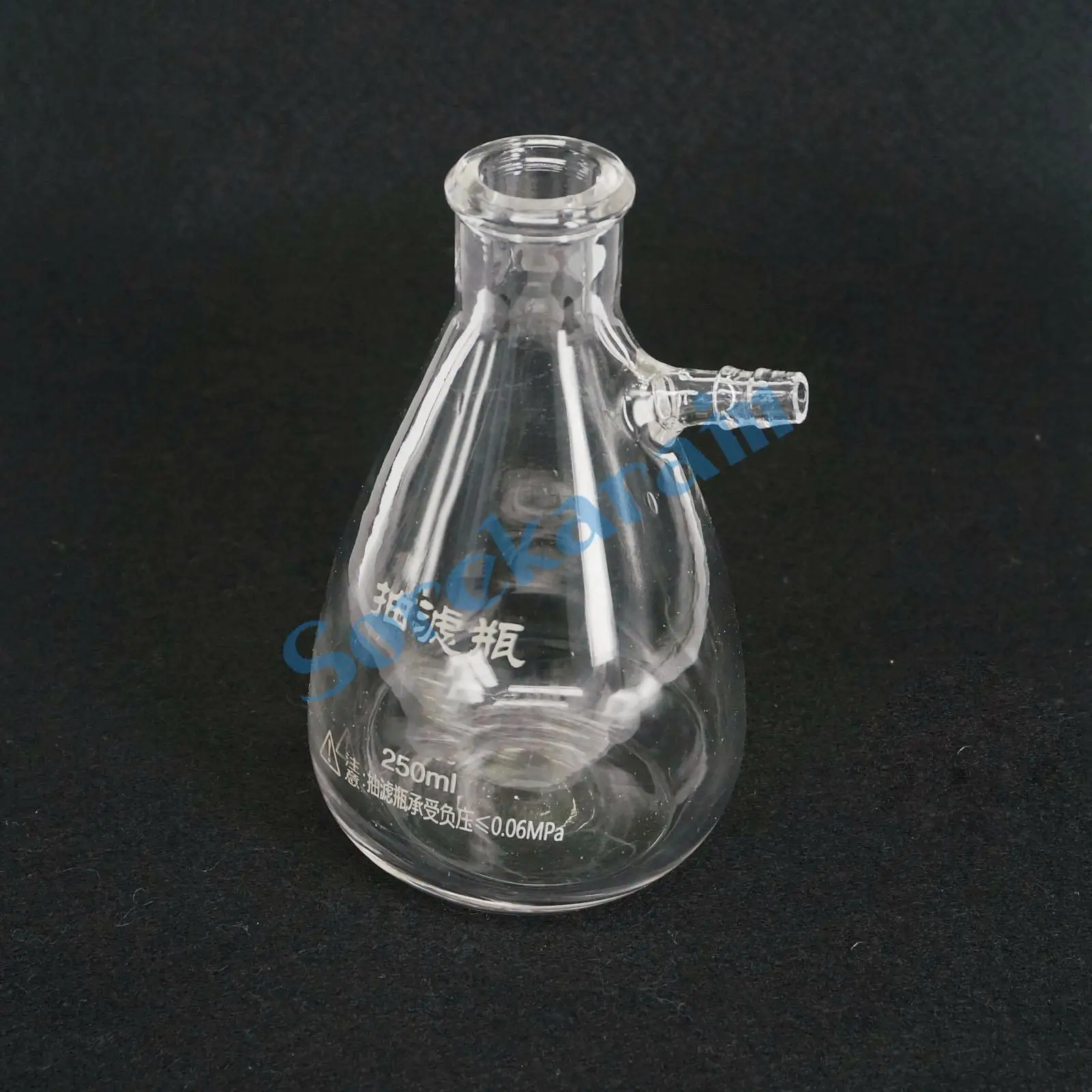 Колба для вакуумного фильтра 250 мл с боковым адаптером сопла G3.3 устройство