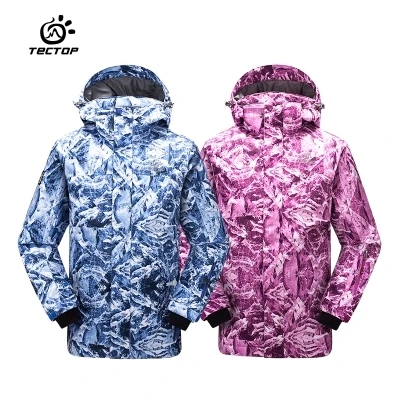 TECTOP outdoor child boy girl kid Camouflage Ski jacket with hood Breathable windproof waterproof keep warm Snowboard coat