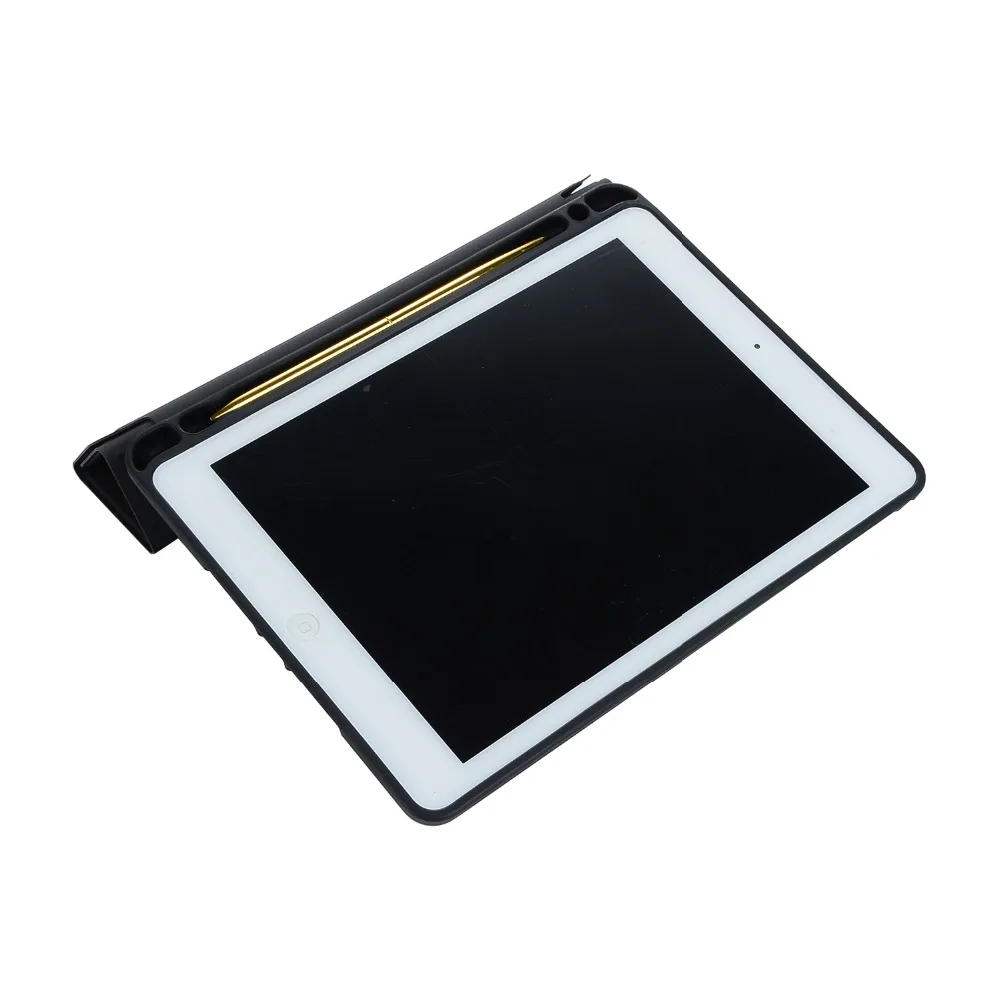 Ультратонкий чехол подставка из ТПУ и искусственной кожи для Apple iPad 9 7 2018 2017 Air
